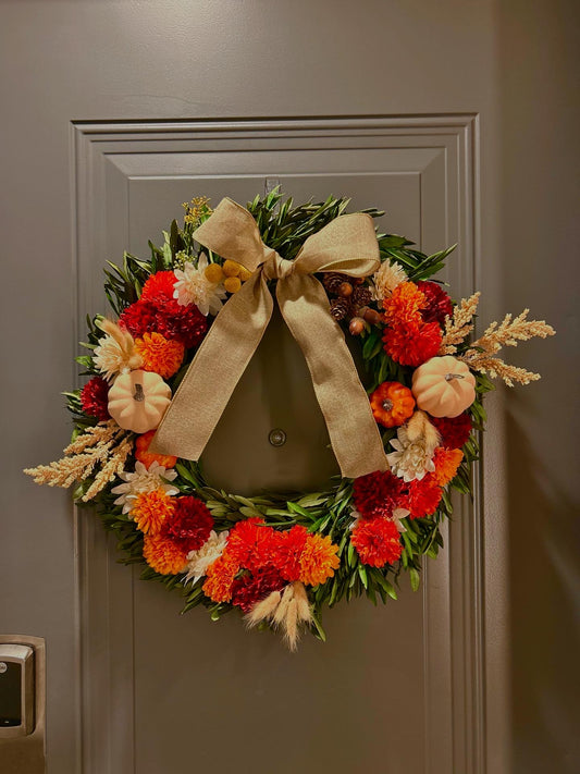 Hand Crafted Autumn Wreath